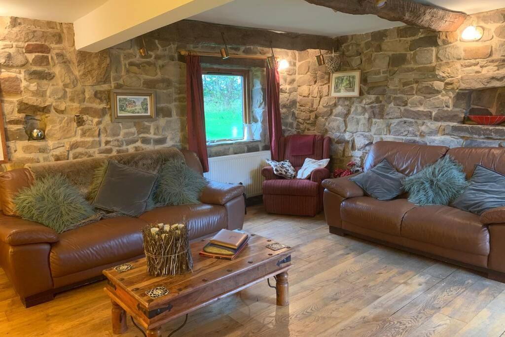 Stunning Secluded Peak District Luxurious Barn Vila Leek Exterior foto